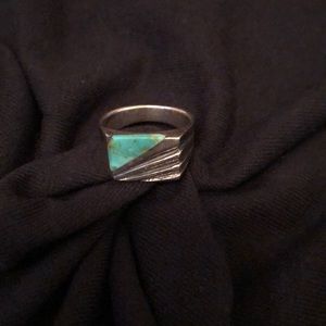 Turquoise silver ring